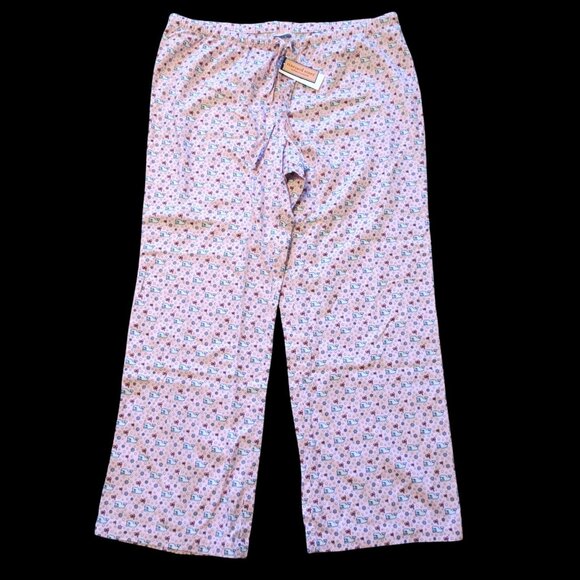 Vineyard Vines Pink Yeti Whale Lounge Pant Loungewear Pajama Dogwood Men's Large - Picture 1 of 4